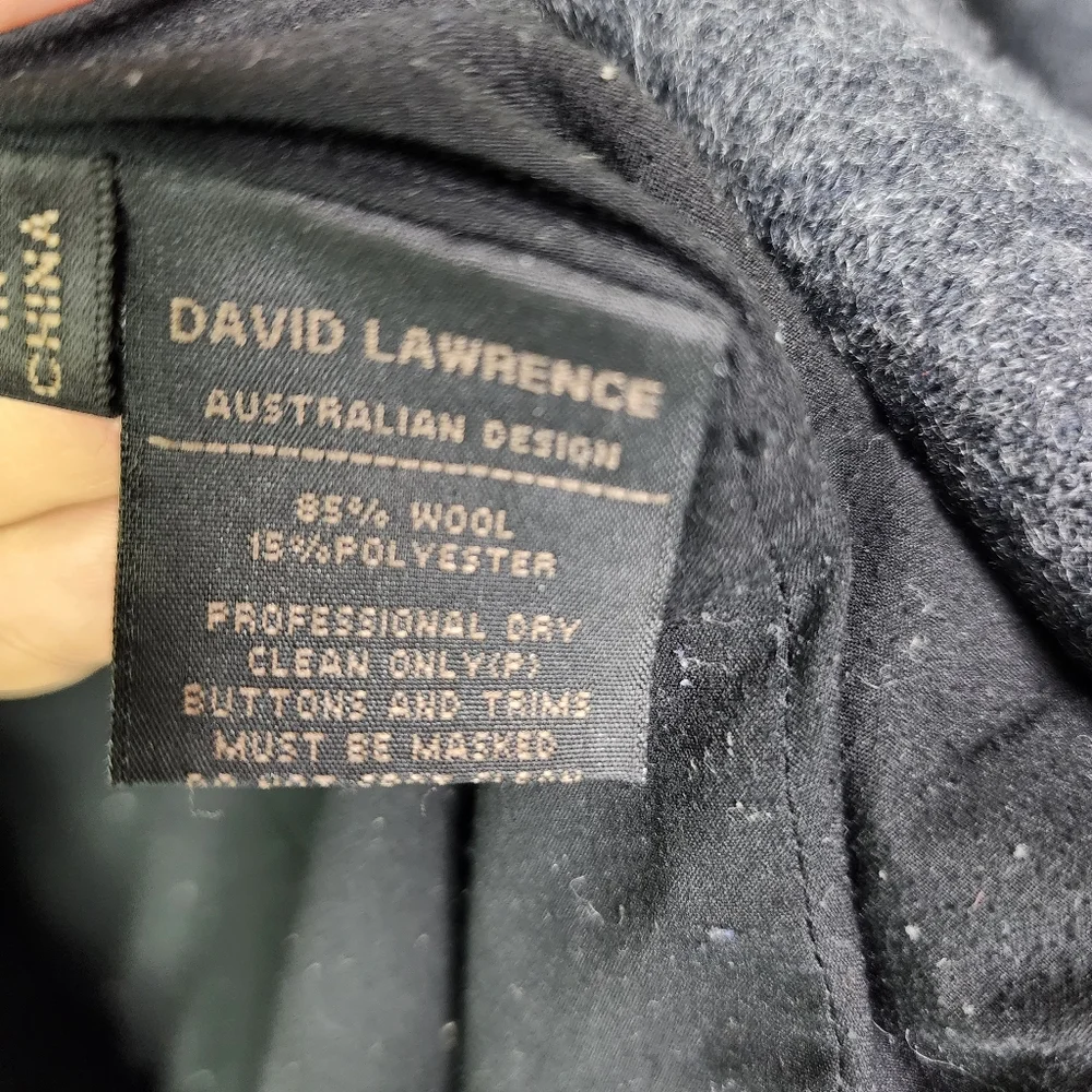 David Lawrence Size 12 light grey 85% wool blazer - Picture 10 of 12